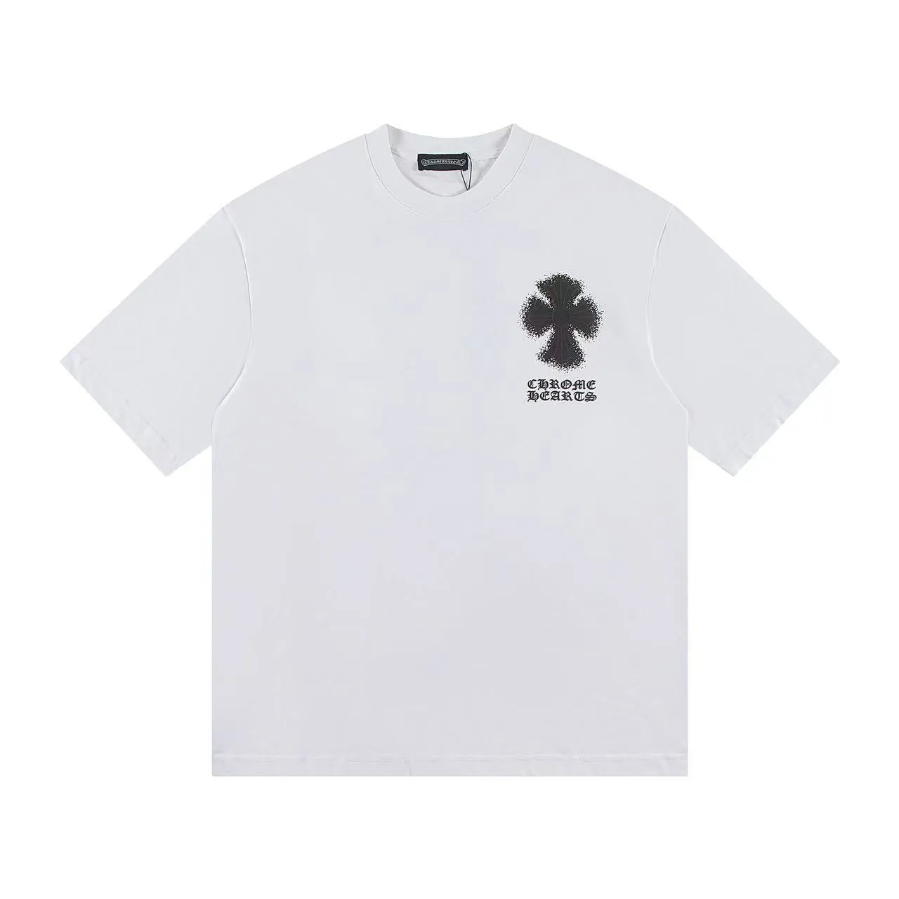 🅿️146 Style: 2025 new Croix Heart short-sleeved T-shirt Material: High version 300g double yarn combed cotton Size: S～XL Color: White Style number: Z021